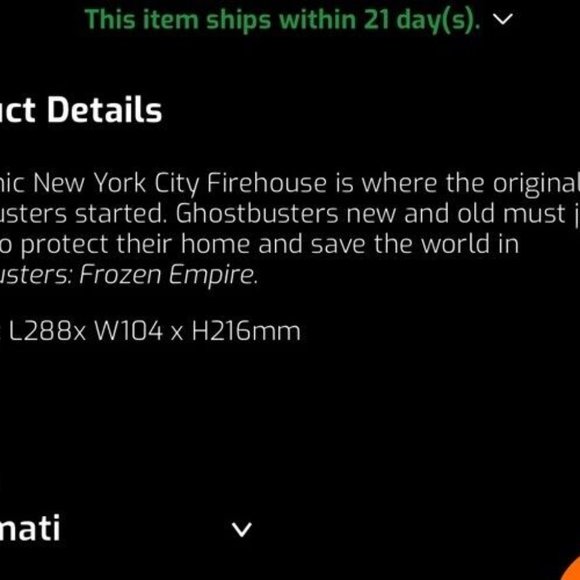 Ghostbusters: Frozen Empire Firehouse Popcorn Tin Regal Theatres - Picture 5 of 5